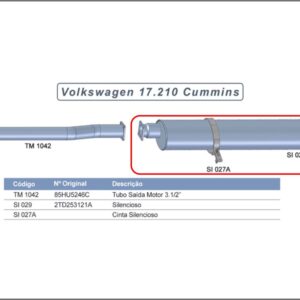 SI029 - SILENC VW 17.210 CUMMINS