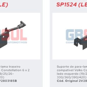 SP1528 - SUP PARALAMA TRASEIRO VW CONST ESQ