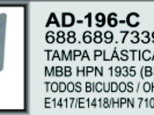 AD-196C - ACAB TAMPA PAINEL MB HPN CINZA 02 FURO