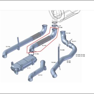 TB1147 - INTERM FLEXIVEL 4,5" INOX C/ BOCA SCANIA 2012