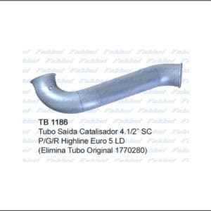TB1186 - SAIDA FINAL 4,5'' CATALISADOR SCANIA EURO 5