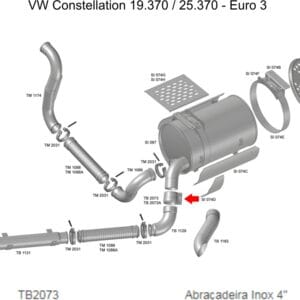 TB2073 - ABRAC ESCAP 4 P/ FLEXIVEL INOX