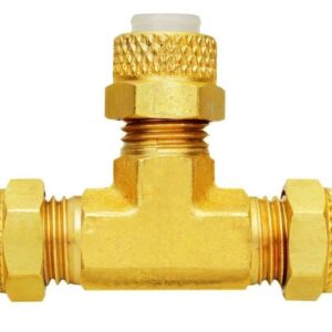 AMC18174 - CONEXAO TEE LATAO 6 P/6 C/PORCAS PARA MANGUEIRA