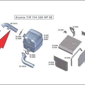 TM1021C - SAIDA MOTOR SCANIA S4 4,5"