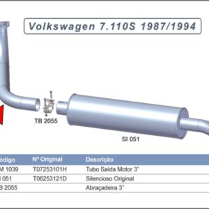 W921C - SAIDA MOTOR VW 7.110S