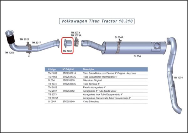 TM1053 - INTERM SEM FREIO MOTOR MENOR
