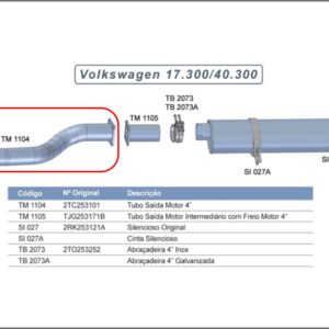 W924D - SAIDA MOTOR VW/CARGO