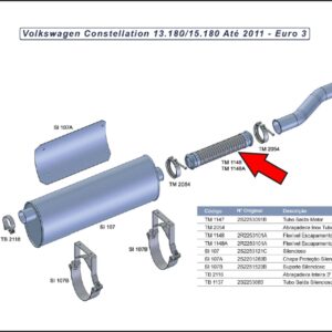 TM1148A - INTERM FLEXIVEL 3" 420MM GALV C/BOCA