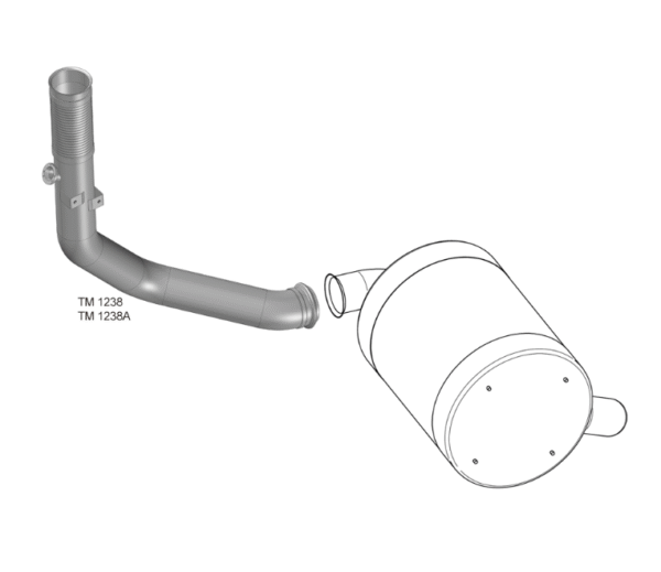 TM1238 - SAIDA MOTOR IVECO HI-WAY INOX