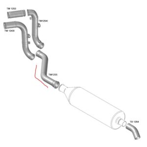 TM1255 - TUBO INTERM IVECO TECTOR 240E30 EURO 5 ATE 2022