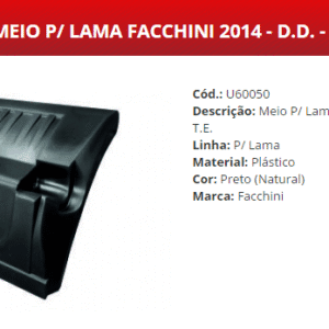 U60050 - PARALAMA MEIO FACCHINI 2009 A 2011 DD/TE