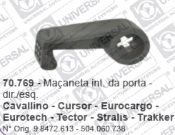 UNIV70769 - MAC INT IVECO DIR/ESQ