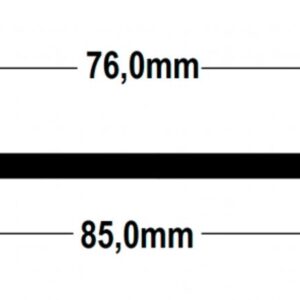 V885 - CINTA BOR TQ 76 MM MOD U X 1000MM