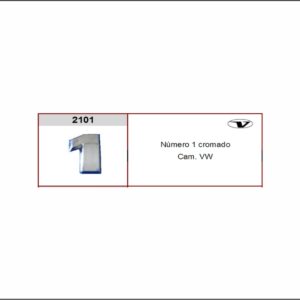 VL2101 - EMBLEMA CROMADO VW CONST N° 1