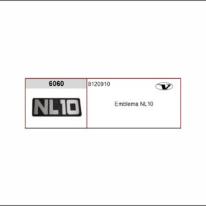 VL6060 - EMBLEMA PLAST VOLVO NL10