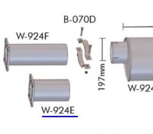 W924E - INTERM SEM FREIO MOTOR MENOR 4" POLEGADAS