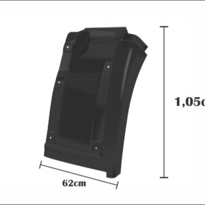 W50062.1 - PARALAMA CABINE VW CONST 19.320 TRASEIRO PLASTICO