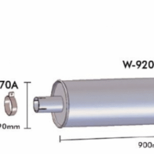 W920 - SILENC VW 6.90 A 7.90S (GALVANIZADA)..
