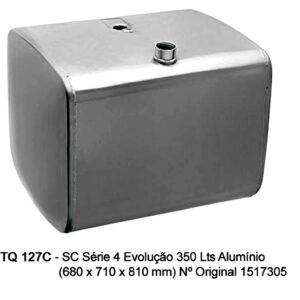 TANQUE ALUMINIO QUAD 350 LTS SCANIA S4 - ORIGINAL: 1517305 para s4 s5 s6