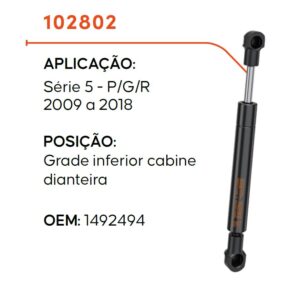 FNA102802 - AMORTECEDOR GRADE INF SCANIA PGR S4/ S5