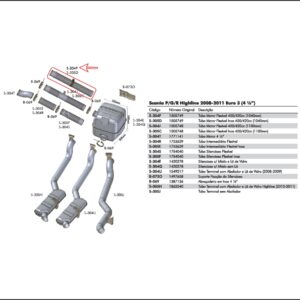 TM1080A - INTERM FLEXIVEL 4,5" 1020 MM GALV C/ BOCA