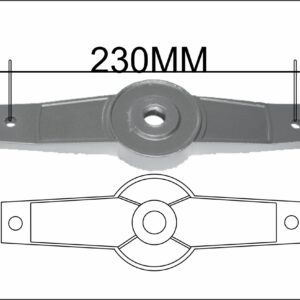 INGA5011 - FLANGE REGUA TRASEIRO VOLVO CUBO REDUZIDO 230MM