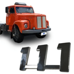 VL3650 - EMBLEMA PLAST SCANIA 111 CROMADO