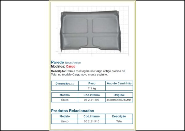 6221398 - FORRO TRASEIRO CARGO GI