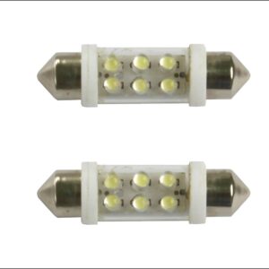 TL6411V SMD - LAMPADA TORPEDO 24VTS LED SMD ULTRA WHITE ( PAR ) (11X39)