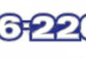 PL0671 - EMBLEMA RESINADO VW 16-220 AZUL P/02 PORTAS 01 FRONTAL