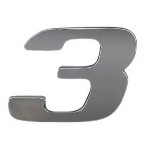 CP60251 - EMBLEMA CROMADO MB N° 3