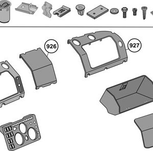 AM942 - KIT PAINEL CARA PRETA COMPLETO