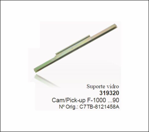 GL319320 - CALHA VIDRO PORTA F4000 ATE 92