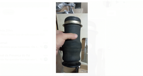 AP789 - BOLSA AMORTECEDOR SCANIA E IVECO EIXO 14MM