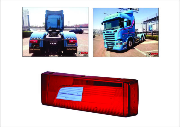 CP20192 - LENTE LANTERNA TRASEIRA SCANIA S6 LD