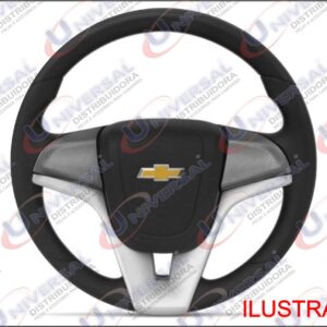 CRPRA001 - VOLANTE SPORTIVO CRUZE PRATA S/CUBO 370MM