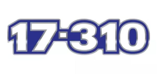 ADS2200 - EMBLEMA RESINADO VW 17-310 AZUL FRONTAL