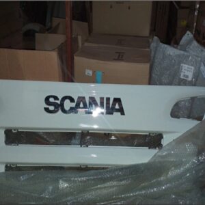 GB1815CS - EMBLEMA FRONTAL SCANIA S5 "P" PALAVRA SCANIA CROMADO 2008 A 2010