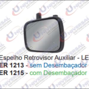 ER1215 - ESPELHO RET VOLVO FH 2010 AUX C/DESEMB LE