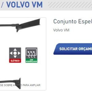 ER215 - CONJ ESPELHO VOLVO VM 2006 EM DIANTE LE ELET C/ DESEMB
