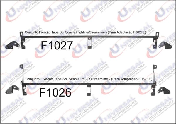 F1027 - SUP TAPASOL SCANIA P/G/R HIGHLINE/STREAMLINE 2014/2018