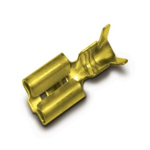 F1182/100 - TERMINAL ENCAIXE FEMEA C/TRAVA 1/4