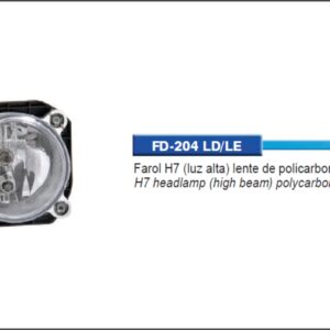 FD204LD - FAROL PRINC CARGO GII ALTO C/FAROLETE LD