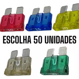 R520.112 - FUSIVEL DE LAMINA 20 AMP. - C/10 PCS AMARELO
