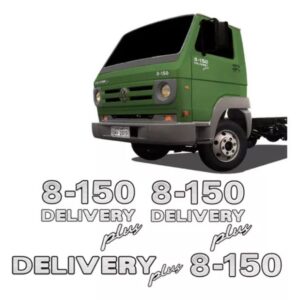 KIT0762 - EMBLEMA RESINADO VW 8-150 DELIVERY PLUS LATERAL E CAPO