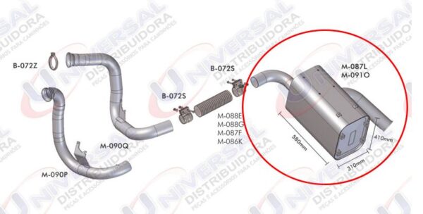 F3509 - SILENCIOSO MB 1728/2423K 3.5`