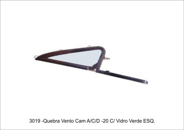 ORI3019 - QUEBRA VENTO D20 C/VIDRO VERDE LE