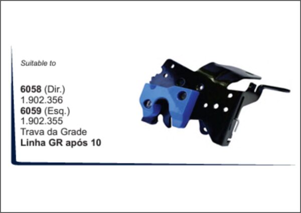 ME1541 - FECHADURA DA GRADE SCANIA S5 LE