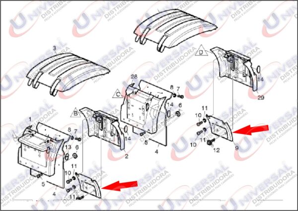 RD008085 - PROT PARALAMA MEIO TCAO D/T VOLVO FH 2009
