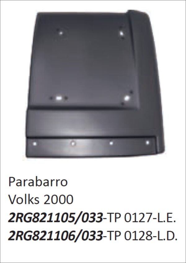 V134 - PARALAMA CABINE TRASEIRO VW 13.180 LD (FIBRA)